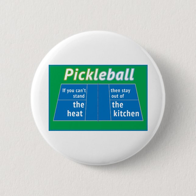 Pickleball Heat Kitchen Button (Front)