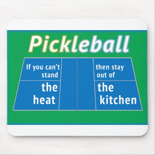 Pickleball Heat Kitchen Mouse Pad