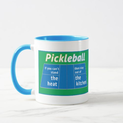 Pickleball Heat Kitchen Mug