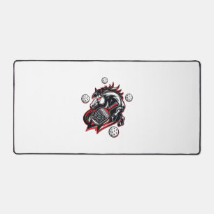 Pickleball Horse Lover Desk Mat