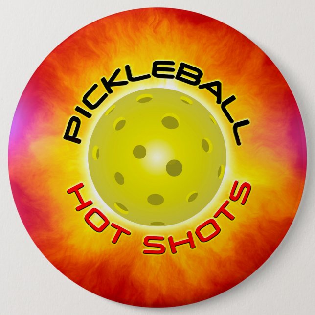 Pickleball Hot Shots 1 Image Options Button (Front)