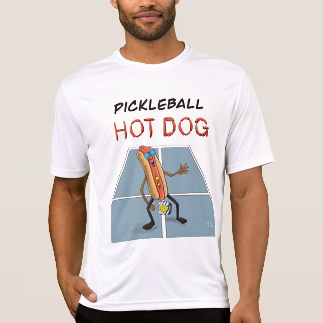 Pickleball Hotdog T-Shirt (Front)
