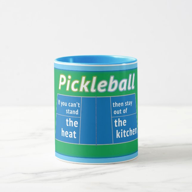 Pickleball humor: Stay out of the kitchen Mug (Center)