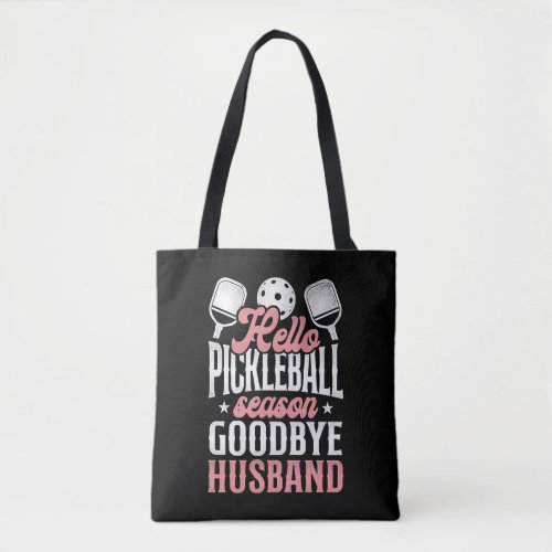 Pickleball Husband Wife Marriage         Tote Bag