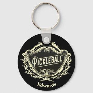 Pickleball ID Tag Keychain