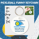 Pickleball Improves Memory Funny  Keychain at Zazzle