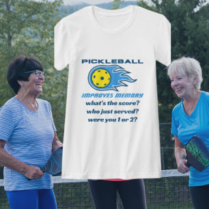 Pickleball Improves Memory Funny T-Shirt