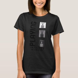 Pickleball Improves Memory Pickleball Dink Paddle T-Shirt