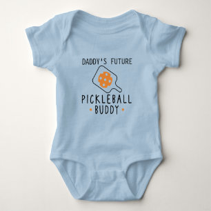 Pickleball Infant Daddy's Future Pickleball Buddy Baby Bodysuit