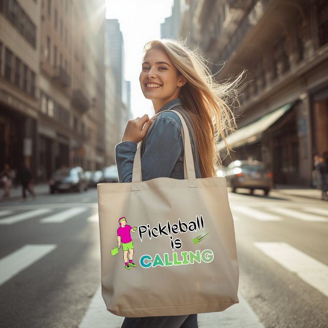 Pickleball Is Calling Tote Bag (Creator Uploaded)
