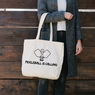 Pickleball Is Calling Tote Bag