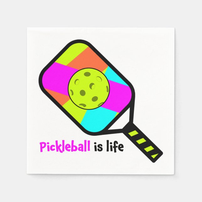 Pickleball is Life Paper Napkin (Front)