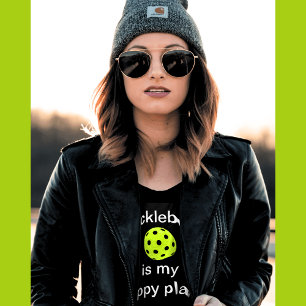 Pickleball Is My Happy Place T-Shirt