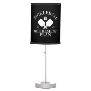 pickleball is my retirement plant table lamp