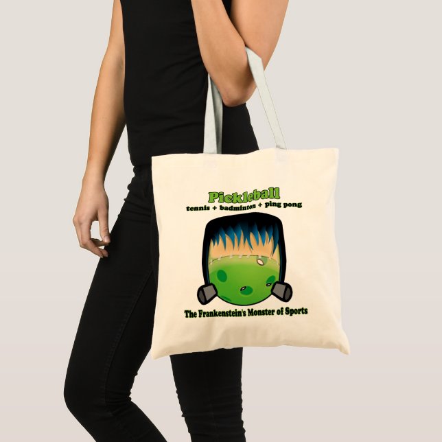Pickleball is the Frankenstein's Monster of Sports Tote Bag (Front (Product))