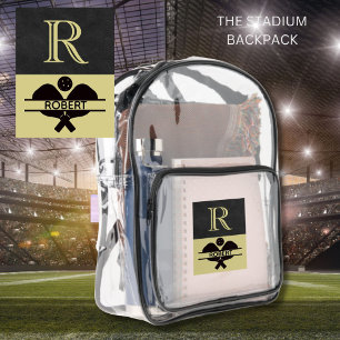 PICKLEBALL IS THE OTHER GAME APPROVED EVENT CLEAR BACKPACK
