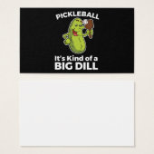 pickleball its kind of a big dill meme t-shirts (Front & Back)