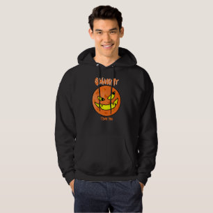 Pickleball Jack o'Lantern Orange & Black Halloween Hoodie