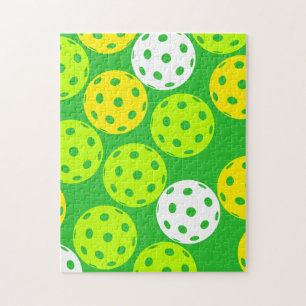 Pickleball Jigsaw Puzzle. Balls, balls, balls! Puzzle