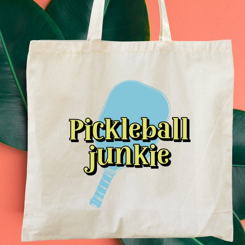 Pickleball Junkie Pickleball Paddle Tote Bag