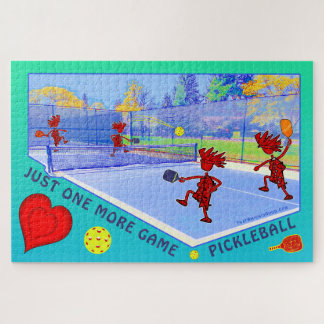 PICKLEBALL Just One More Game Jigsaw Puzzle