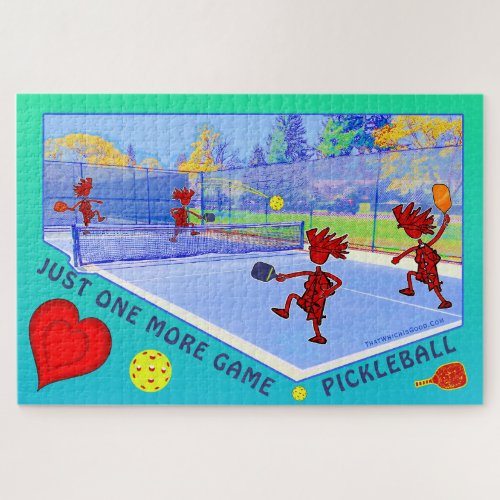 PICKLEBALL Just One More Game Jigsaw Puzzle