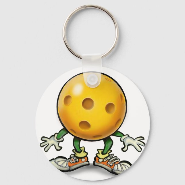 Pickleball Keychain (Front)