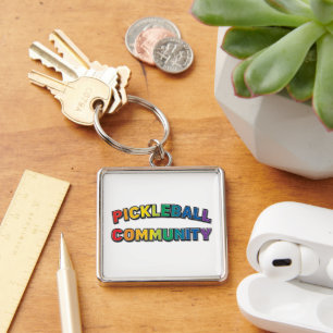 Pickleball Keychain