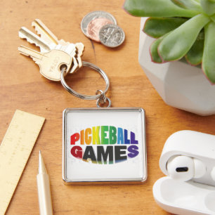 Pickleball Keychain