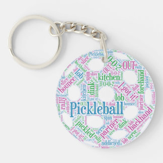 Pickleball Keychain