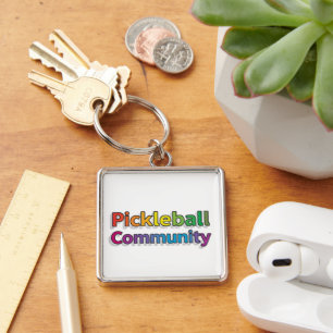 Pickleball Keychain