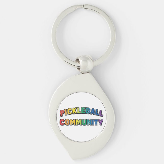 Pickleball Keychain (Front)