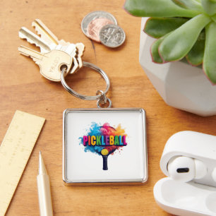 Pickleball Keychain