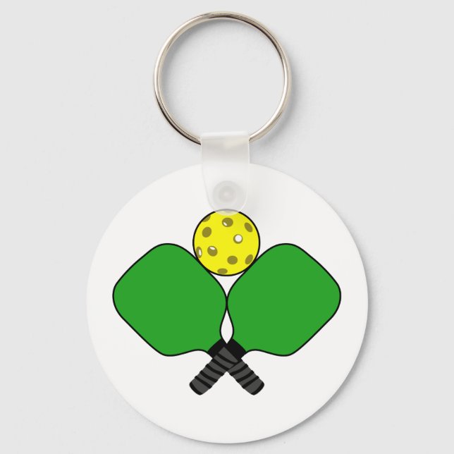 Pickleball Keychain (Front)