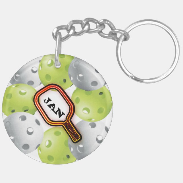 PICKLEBALL KEYCHAIN (Back Right)