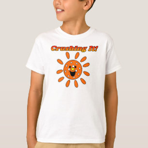 Pickleball Kid, Crushing It - Orange Sunshine T-Shirt