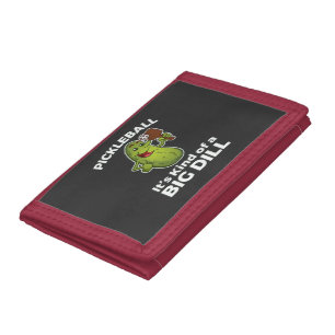 Pickleball Kind of a Big Dill Tri-fold Wallet