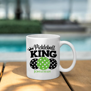 Pickleball King Personalized Coffee Mug