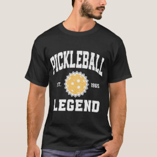Pickleball Legend 1965 Funny Pickleball Paddle T-Shirt