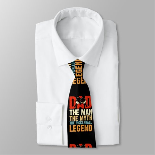 Pickleball Legend Fathers Day Neck Tie