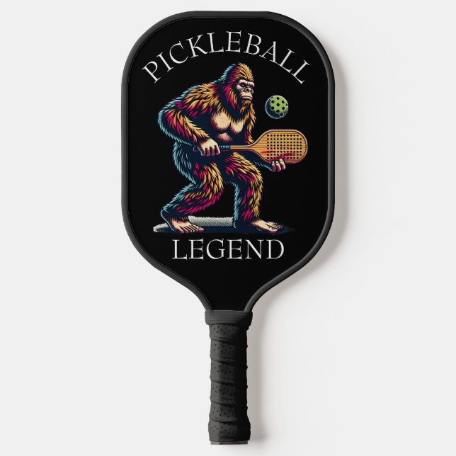 Pickleball Legend | Funny Bigfoot Paddle (Front)