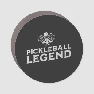 Pickleball Legend Funny Pickle Ball Lover Car Magnet
