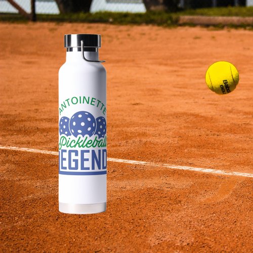 Pickleball Legend Monogram Water Bottle