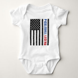 Pickleball Legend USA Baby Bodysuit