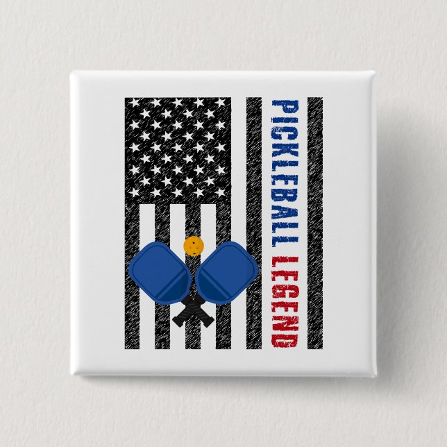 Pickleball Legend USA Button (Front)