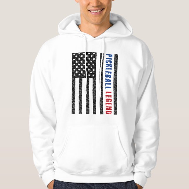 Pickleball Legend USA Hoodie (Front)