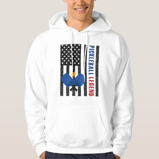 Pickleball Legend USA Hoodie (Front)