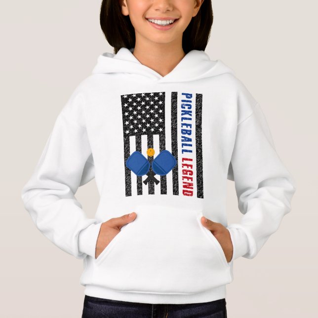 Pickleball Legend USA Hoodie (Front)