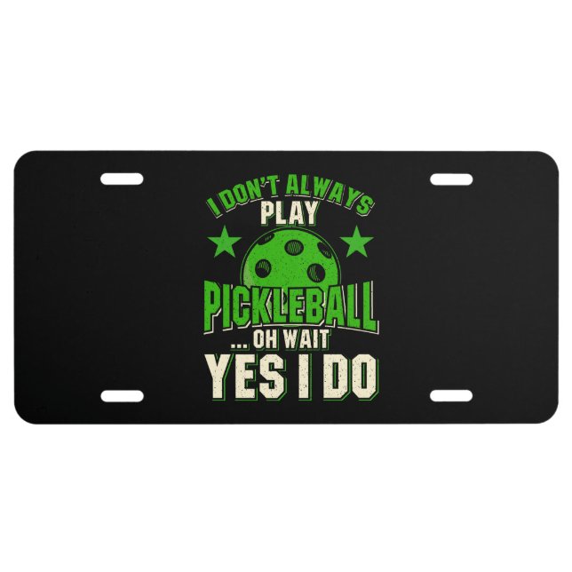 Pickleball License Plate (Front)