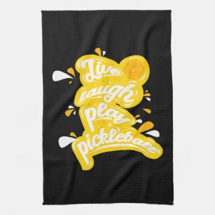 Pickleball - Live Laugh Play Pickleball Kitchen Towel